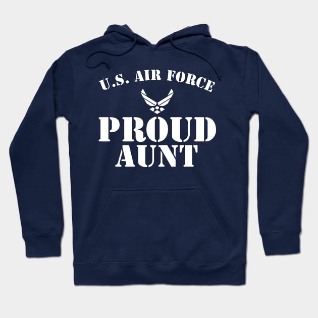 Best Gift for Army - Proud U.S. Air Force Aunt Hoodie by chienthanit